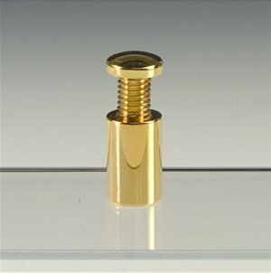 1/2 x 3/4 Through Grip Standoffs, Round, Brass - Gold