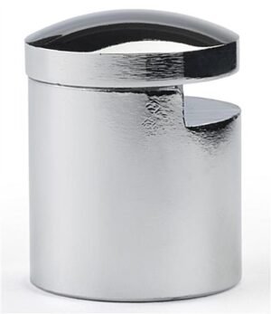 1 x 3/4 Edge Grip Standoffs, Round, Steel - Chrome