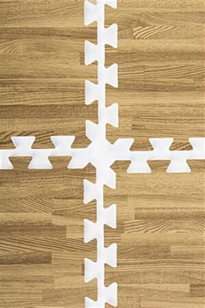 10’ x 10’ Interlocking Foam Mats, Set of 26 Flooring Tiles - Light Oak Wood Grain