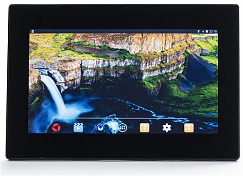 10.1” Digital Signage Frame, Counter or Wall Mount, Wifi Connectivity - Black - Image 2
