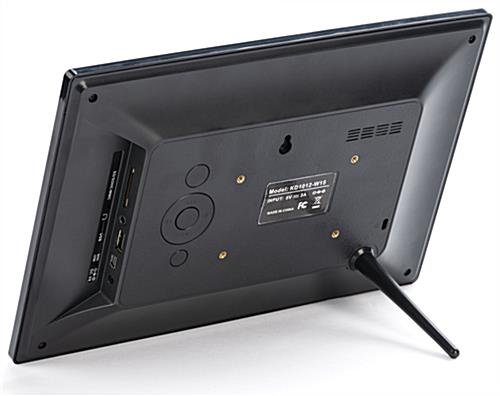 10.1” Digital Signage Frame, Counter or Wall Mount, Wifi Connectivity - Black - Image 3