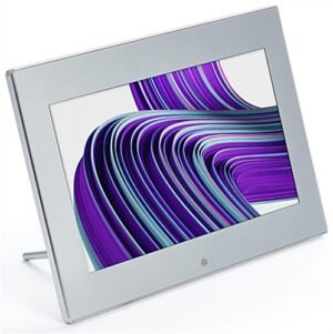 10.1” Digital Signage Frame, Counter or Wall Mount, Wifi Connectivity - Silver