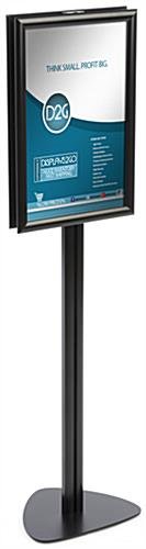 11 x 17 Sign Stand, Snap Open, Double Sided - Black
