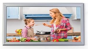 12 x 24 Poster Frame for Wall, Snap Open, 32mm Profile - Silver