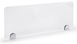 12 x 30 Divider Panel, Acrylic, Dry Erase, Permanent Mounting – Clear