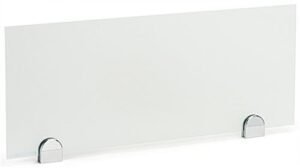 12 x 30 Privacy Panel, Tempered Glass, Dry Erase, Permanent Mounting – Frosted