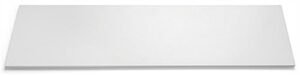 12” x 48” Slatwall Shelf - White