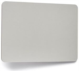 12 x 9 Write-On Lapboards, Dry Erase, Single Sided, Set of 24 - White