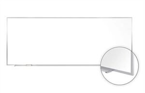 120 x 48 Write-On Board, Wall Mount, Dry Erase, Magnetic, Utensil Tray – White