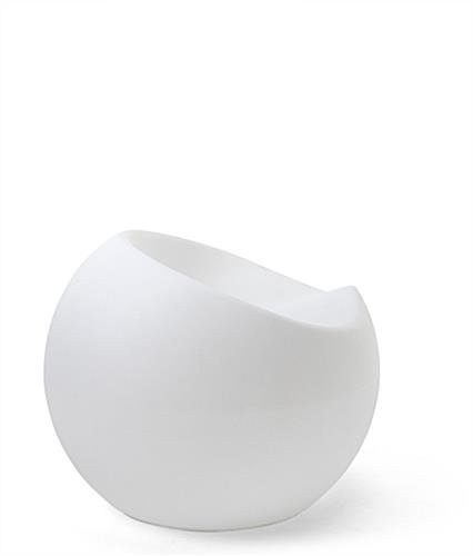 14"h Chair w/ LED Lighting, 16 Color Options, Rechargeable Battery - White - Image 5
