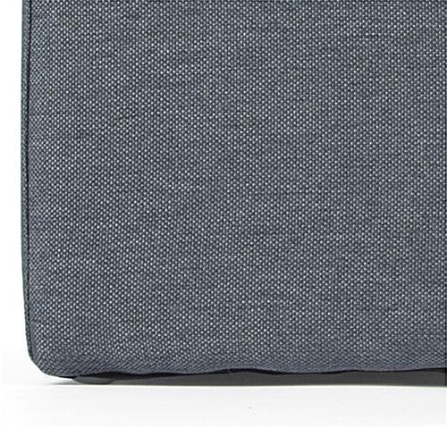 15” Square Upholstered Ottoman Stool – Blue - Image 4