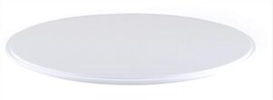16" Round Base for DCR Countertop Display Cases - White
