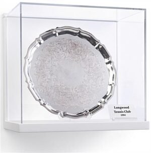 16 x 14 Wall Display Case w/ Lift-Off Acrylic Top - White