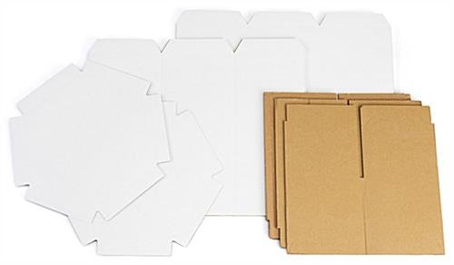 17"h Hexagon Cardboard Stool, Set of 2, Ships Flat - White - Image 3