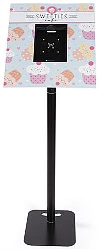 17.5 x 20.25 Custom Shaped Styrene Bezel Sign for Tablet Stands, Full Color Printing - Image 3