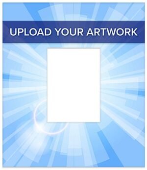 17.5 x 20.25 Custom Shaped Styrene Bezel Sign for Tablet Stands, Full Color Printing