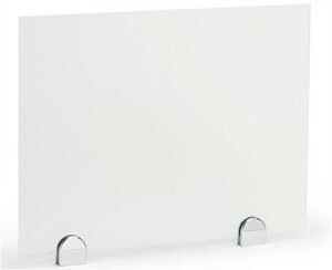 18 x 24 Privacy Panel, Tempered Glass, Dry Erase, Permanent Mounting – Frosted