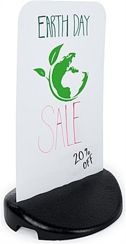 18” x 31” Sidewalk Sign, Aluminum Panel, Weighted Base – Black