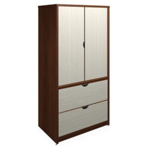 2 Drawer Lateral, 2 Door Storage with Locks - 72" H