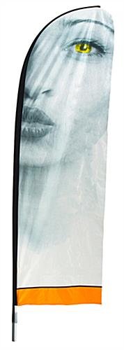 2-Sided Shark Fin Backpack Marketing Flag for BPBS2S