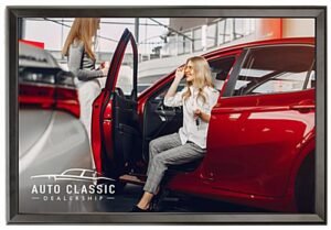 20 x 30 Poster Frame for Wall, Snap Open, 32mm Profile - Black