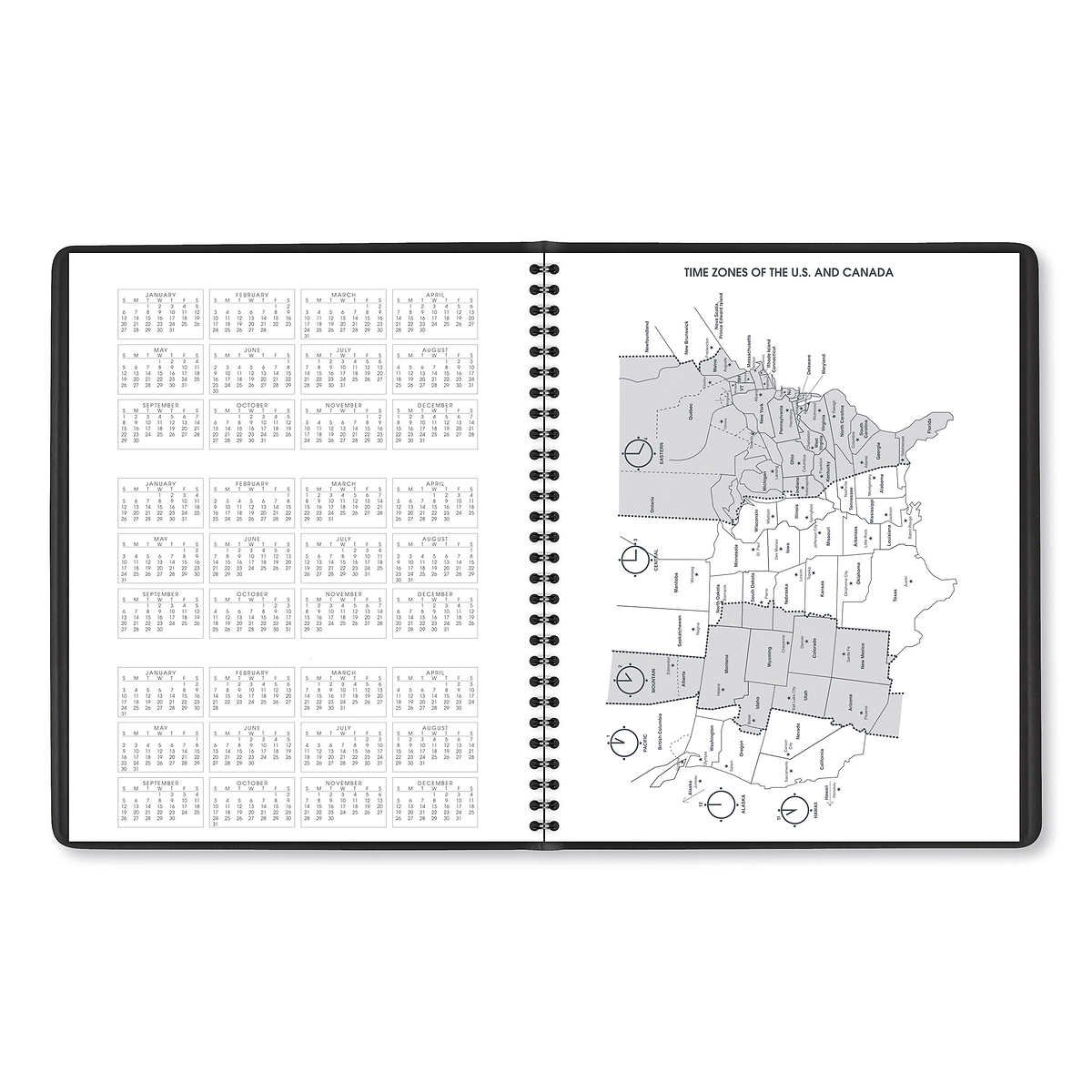 2023-2024 At-A-Glance Monthly Planner, 9" x 11", Black - Image 3