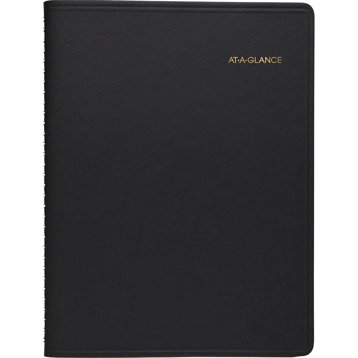 2023-2024 At-A-Glance Monthly Planner, 9" x 11", Black