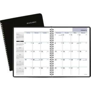 2023 At-A-Glance Monthly Planner, 7" x 8.75", Black