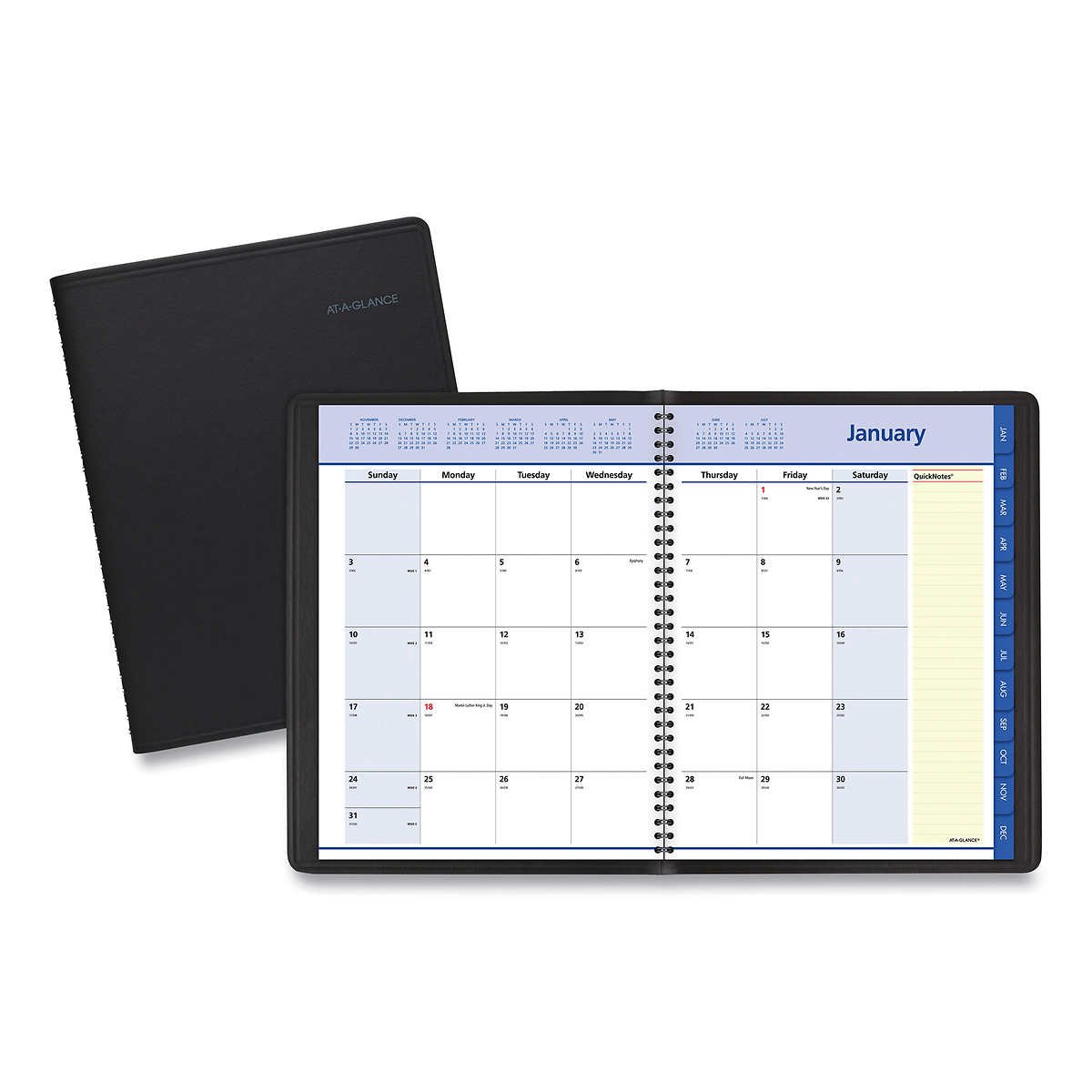 2023 At-A-Glance QuickNotes Monthly Planner, 8.25" x 11", Black - Image 3