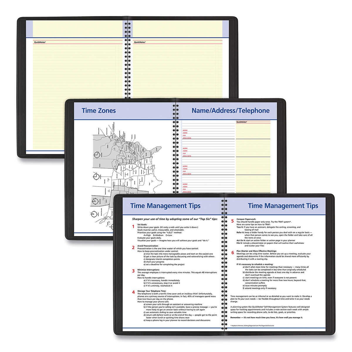 2023 At-A-Glance QuickNotes Monthly Planner, 8.25" x 11", Black - Image 5