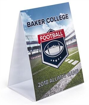 22 x 28 Coroplast A-Frame Sign Board w/ 2-Sided Full Color UV Custom Graphics - White