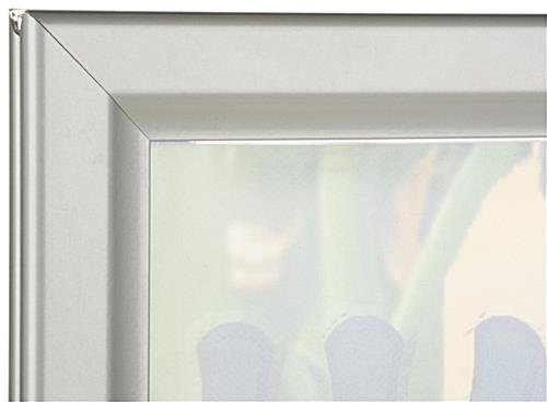 22” x 28” Outdoor Sidewalk Sign for Posters, Spring Base, 2 Sided, Silver - Image 4