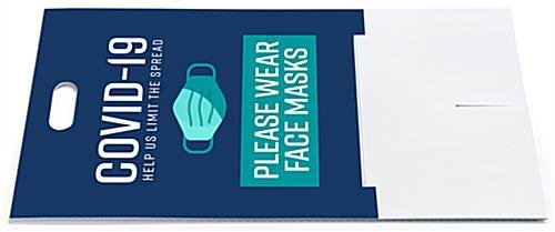22 x 28 Plastic Sidewalk Sign with Custom Graphics, Double-Sided, Waterproof - White - Image 7