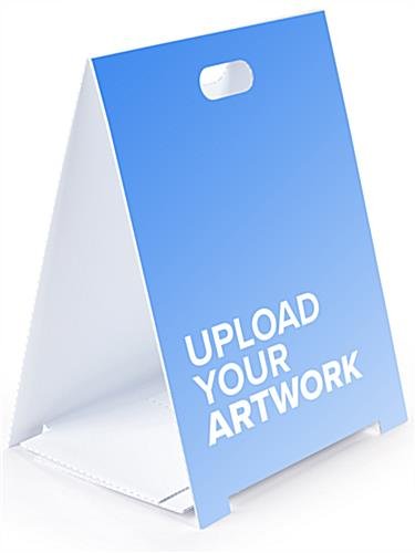 22 x 28 Plastic Sidewalk Sign with Custom Graphics, Double-Sided, Waterproof - White - Image 10
