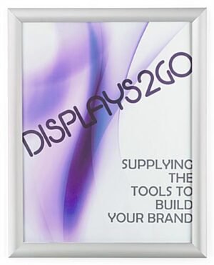 22 x 28 Poster Frame for Wall, Snap Open, 45mm Profile - Silver