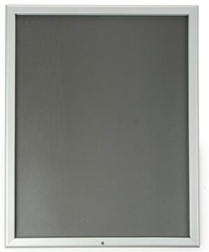 22 x 28 Poster Frame for Wall, Snap Open with Lock, 32mm Profile - Silver