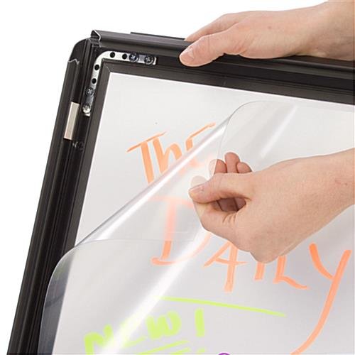 22 x 28 Write-On Board A-Frame, Wet Erase, Double Sided - White - Image 3
