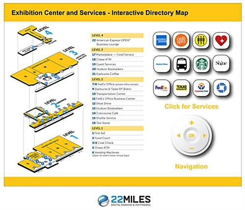 22Miles Interactive Wayfinding Software for Touch Screen Devices