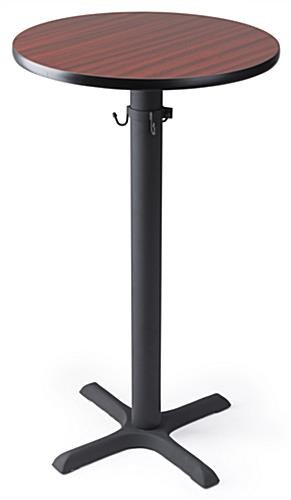 24”w x 42”h Round Cocktail Table - Mahogany