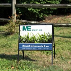 24 x 18 Real Estate Signs, H Frame with Sign Rider, Black