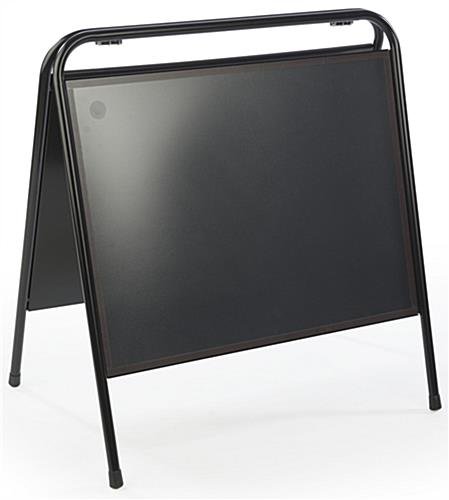 24 x 18 Sidewalk Sign with Magnetic Lens, Double Sided - Black