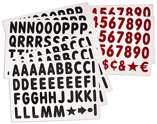 24 x 36 Collapsible A-Frame Letter Board, 2-Sided w/ Wheels, Includes Letter Set - Image 5