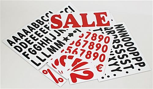 24 x 36 Letter Board Sidewalk Sign, 2 Sided, Over 300 Characters & Symbols - White - Image 2