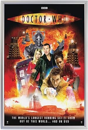 24 x 36 Poster Frame for Wall, Easy Slide Loading, 24mm Profile - Silver