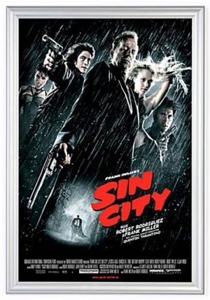 24 x 36 Poster Frame for Wall, Snap Open, 1.625" Profile -Silver