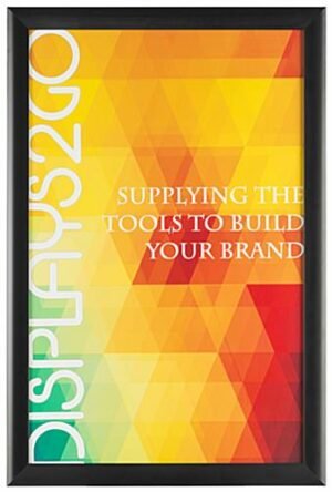 24 x 36 Poster Frame for Wall, Snap Open, 45mm Profile - Black