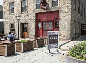 24” x 36” Sidewalk Sign for Posters, Spring Base, 2 Sided, Snap Open - Silver