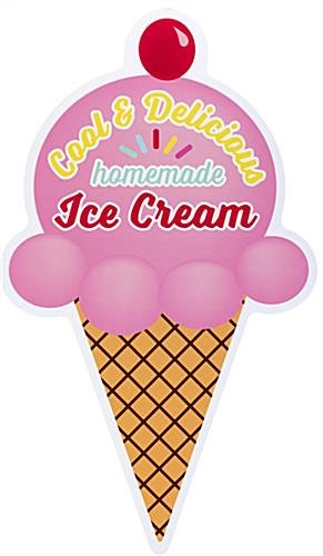 24" x 48" Outdoor Custom Shaped Sign, Single-Sided, Wall Mounted Placement Style - Image 2