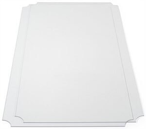 24" x 60" Acrylic Liners for Wire Shelves, Set of Two - Clear