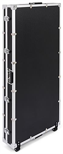 25 x 51 Storage Case w/ Wheels, Luggage Handle, EVA Custom Foam Padding - Black